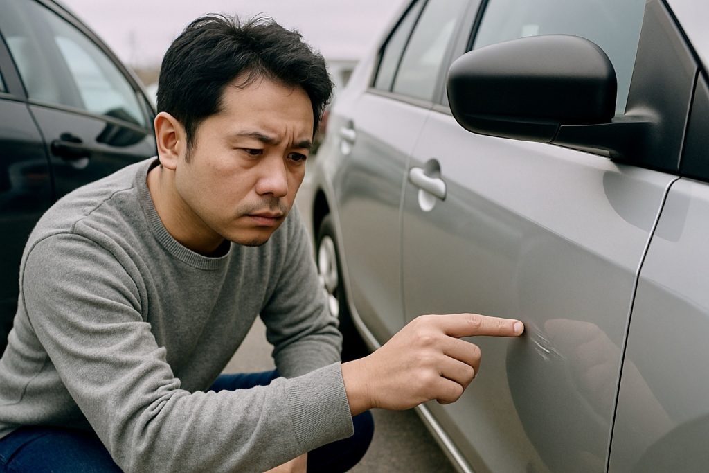 軽い小さい傷や塗料だけのケース