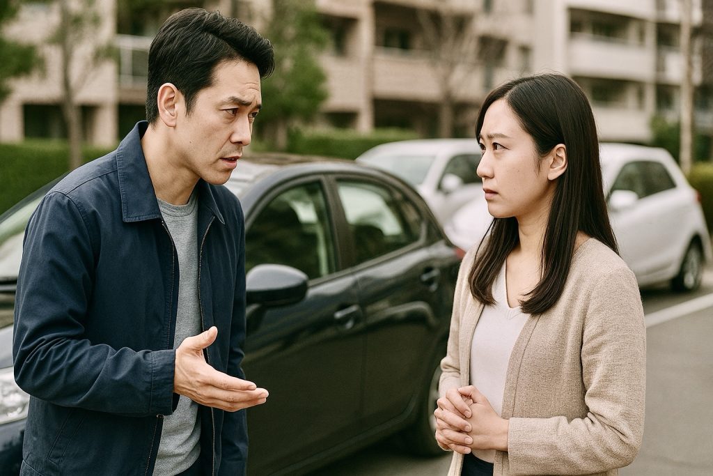 サイドミラー接触後の話し合いの進め方