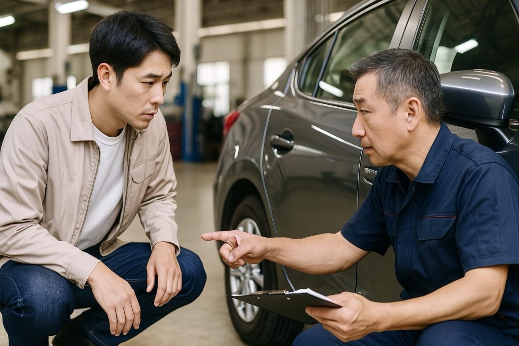 へこみや修理代の目安と対応