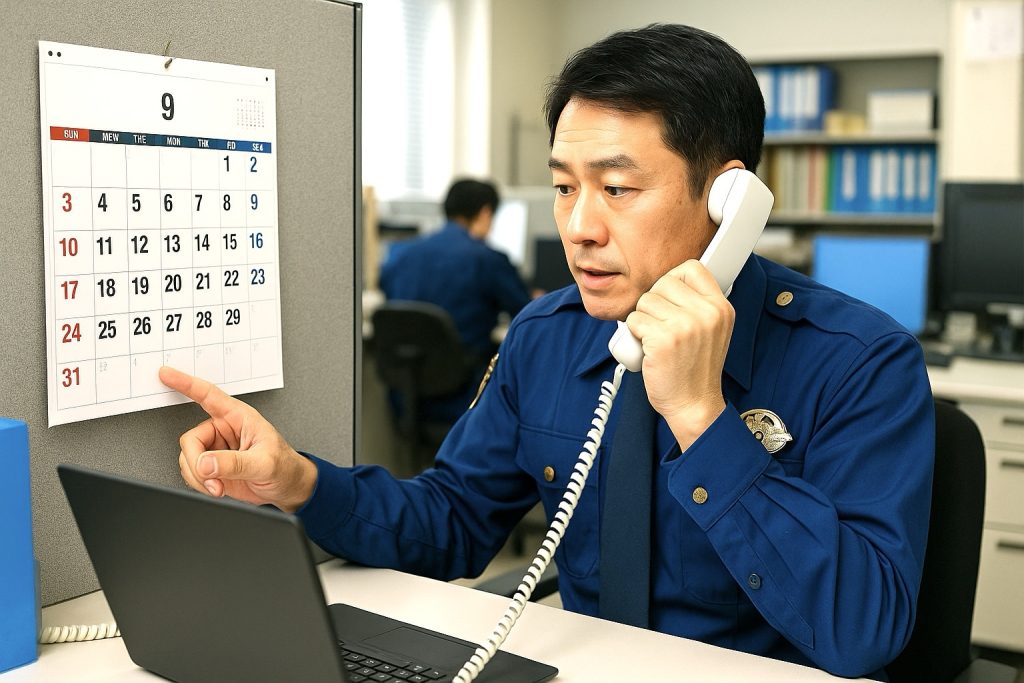 警察から後日連絡が来る可能性とは？