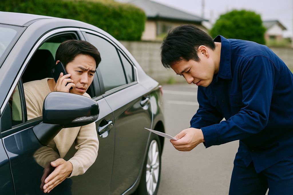 サイドミラーにぶつけたときの正しい対応