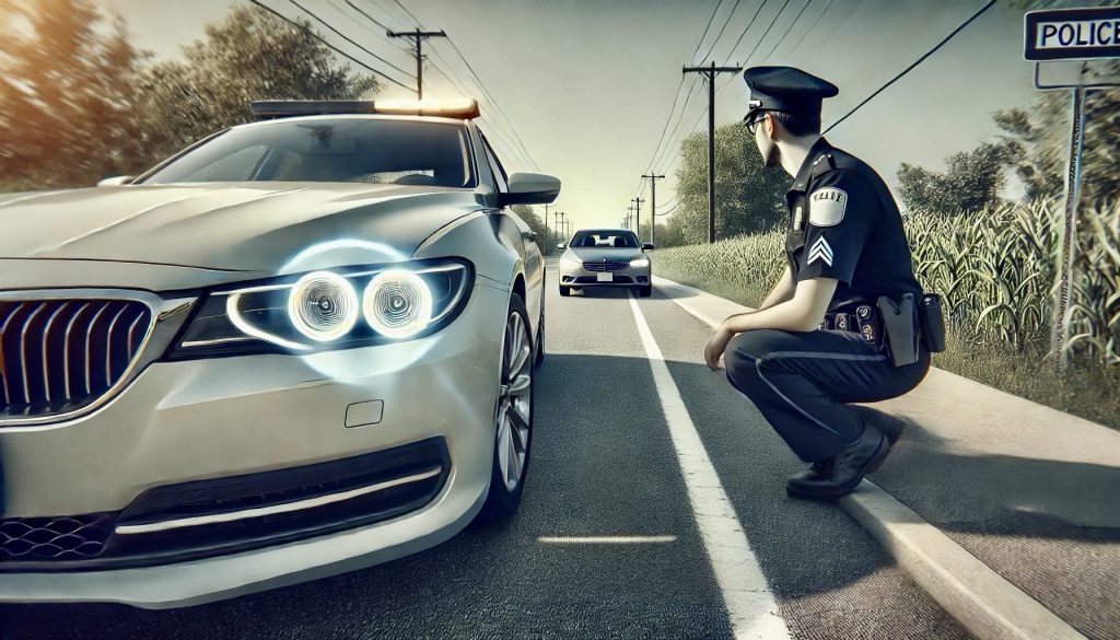パッシングは警察に見られると違反?