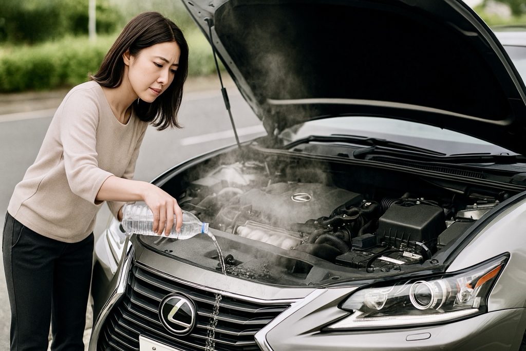 オーバーヒートで水をかけるのは正しいのか