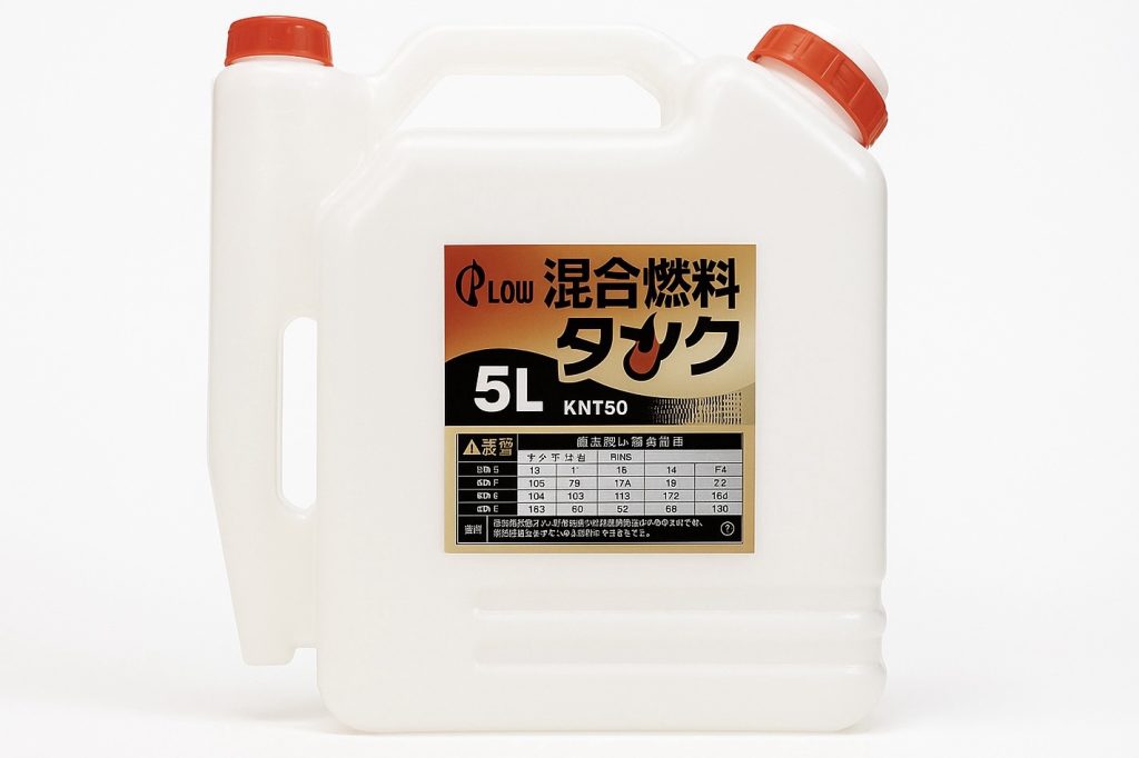 混合油50対1の作り方（5L・10Lの場合）