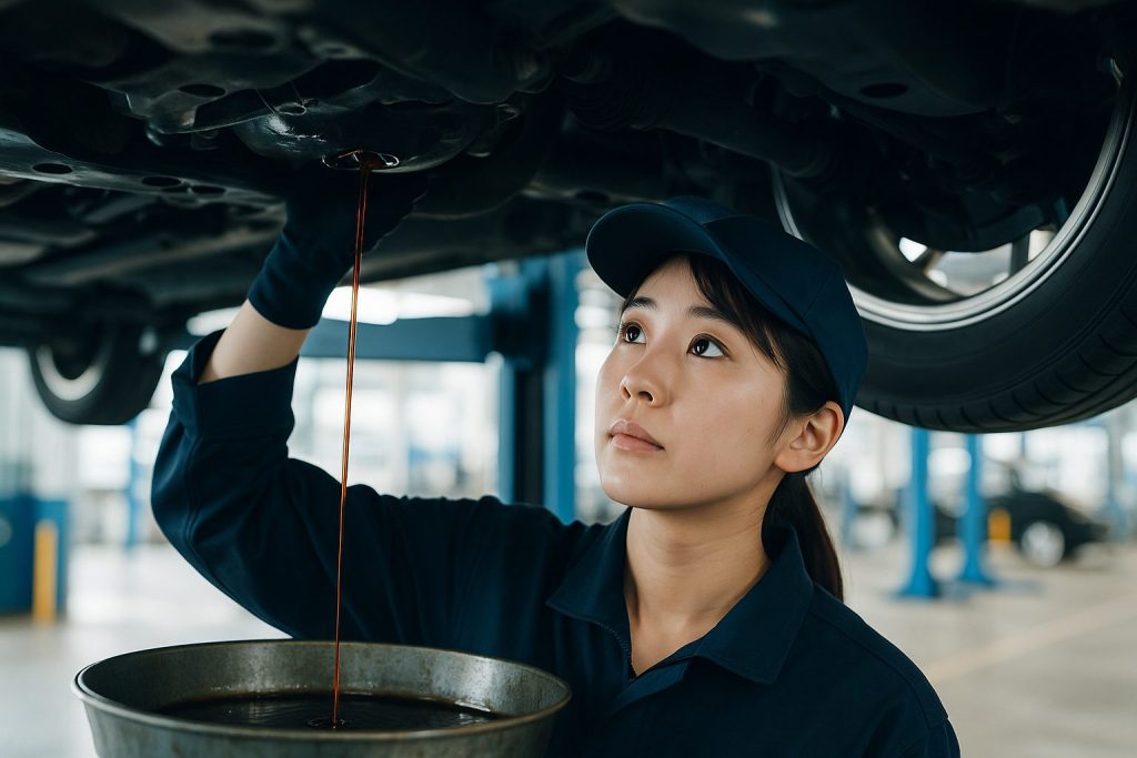 オイル交換の作業時間と予約方法