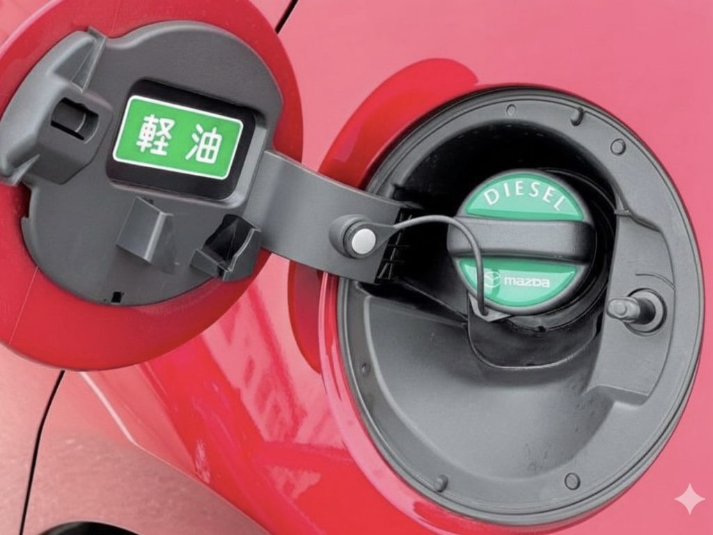 エンジンをかけた後に走ると出る症状｜ディーゼル車にガソリンを入れた場合（特に深刻）