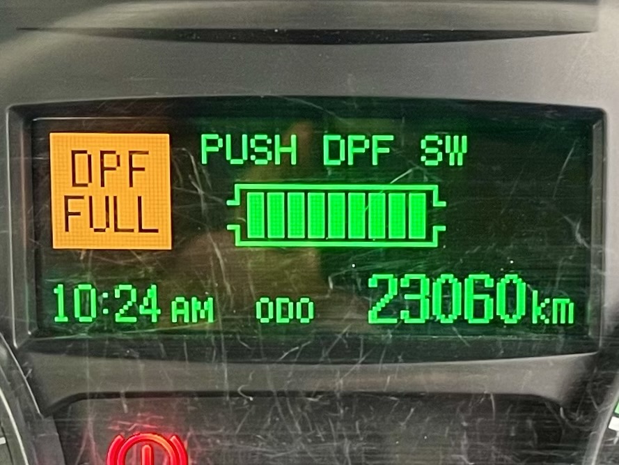 DPF警告灯と最適な施工時期