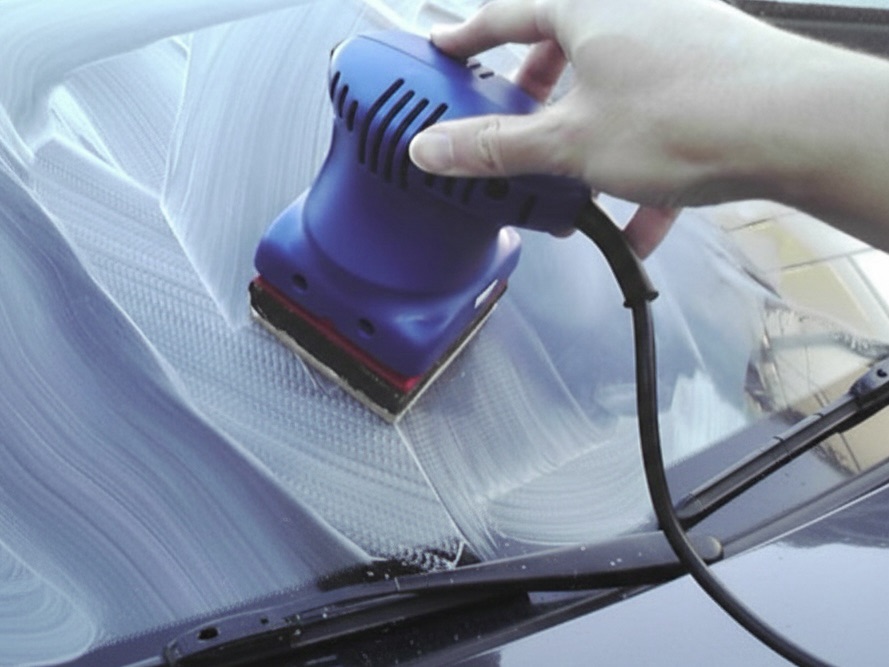 フロントガラスのポリッシャー研磨で失敗する原因